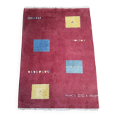 Tapis Indo Gabbeh fait main 243x172cm