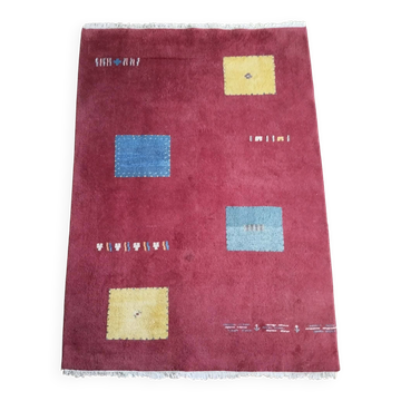 Handmade Indo Gabbeh rug 243x172cm
