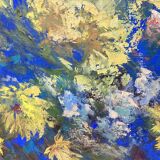 Oil on canvas flowers G de Marco 50X60