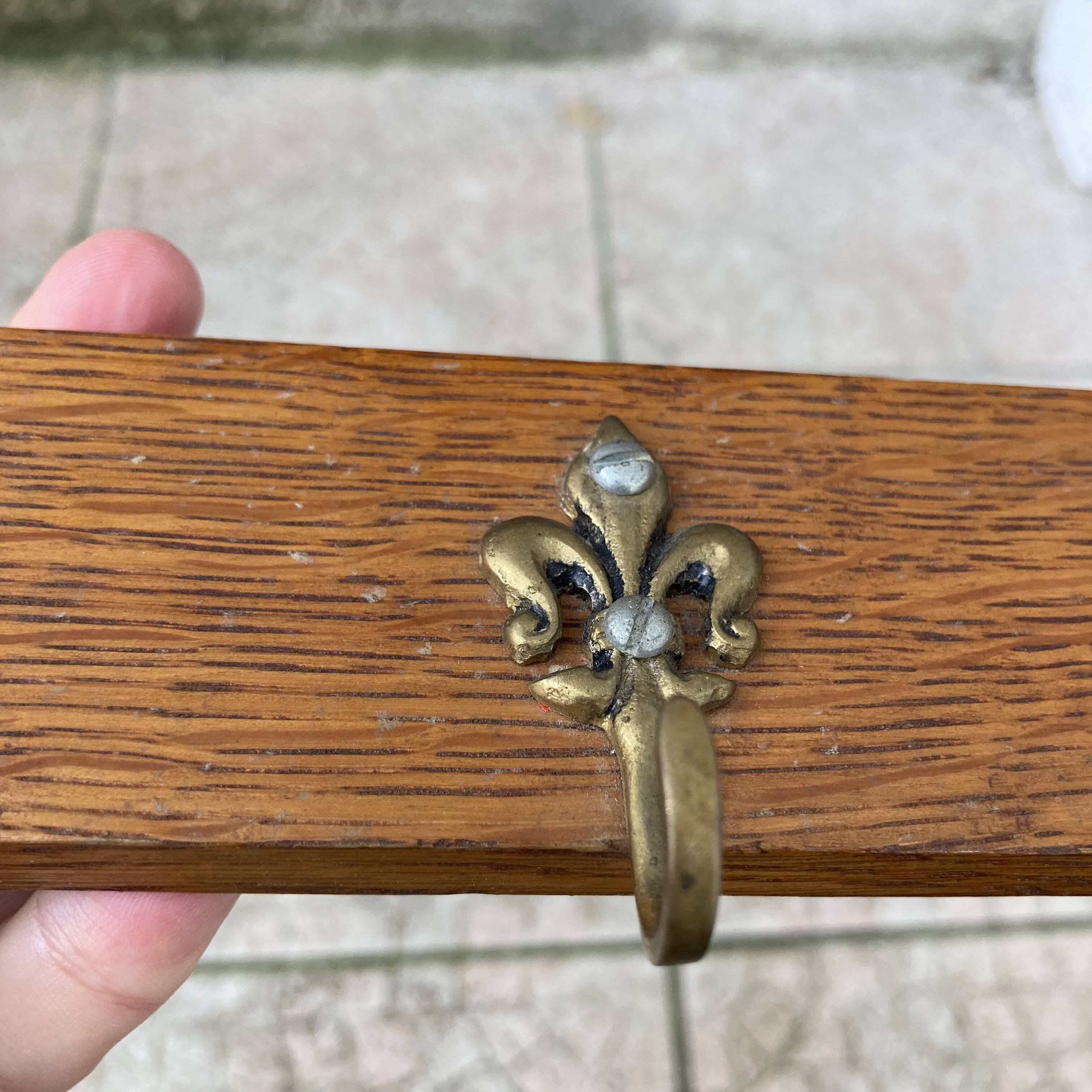 Vintage wall coat rack