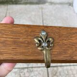 Vintage wall coat rack