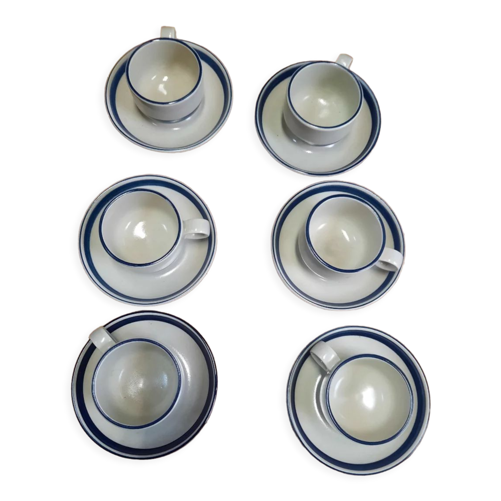 Set of 6 vintage ceramic cups