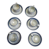Set of 6 vintage ceramic cups