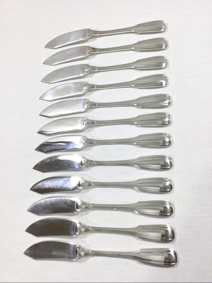 12 fish cutlery, boulenger