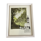 Bonal vintage advertising poster frame