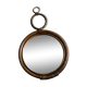 Old rattan "sun" mirror - vintage