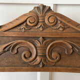 Dagobert armchair in carved wood