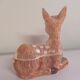 Former Zomorphic Terrine in Ceramics Signed Michel Caugant