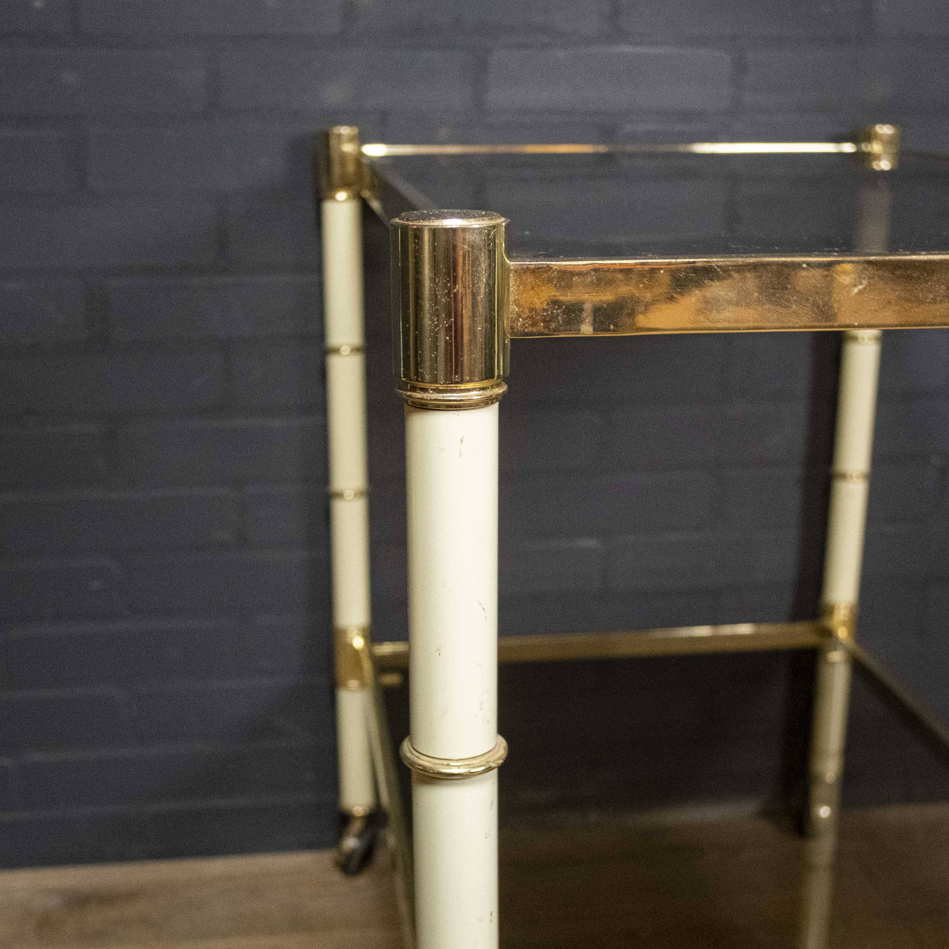 Serving trolley "faux Bamboo"
