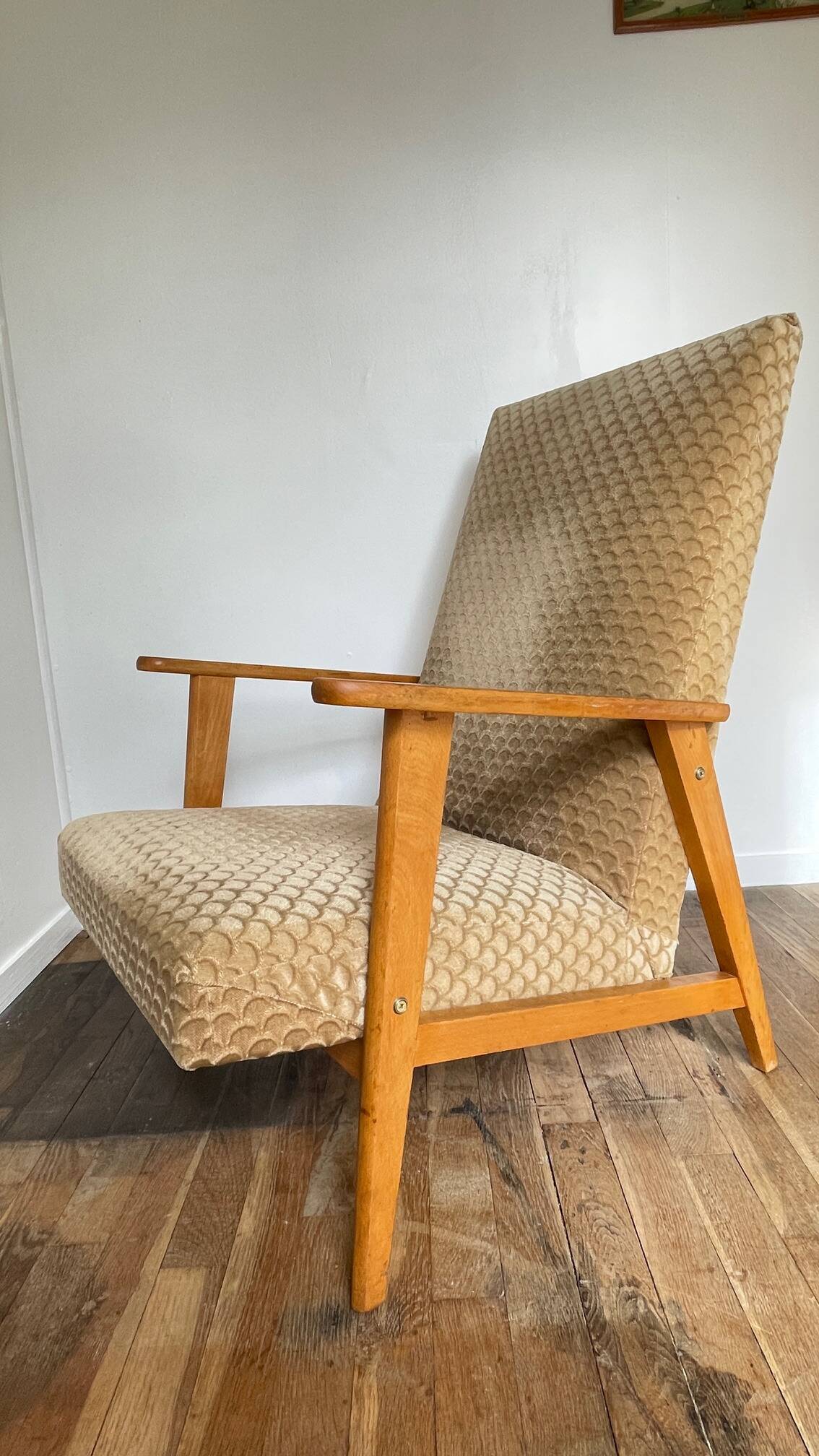 paire FAUTEUILS MANUCERE France Vintage