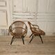 Pair of rattan chairs