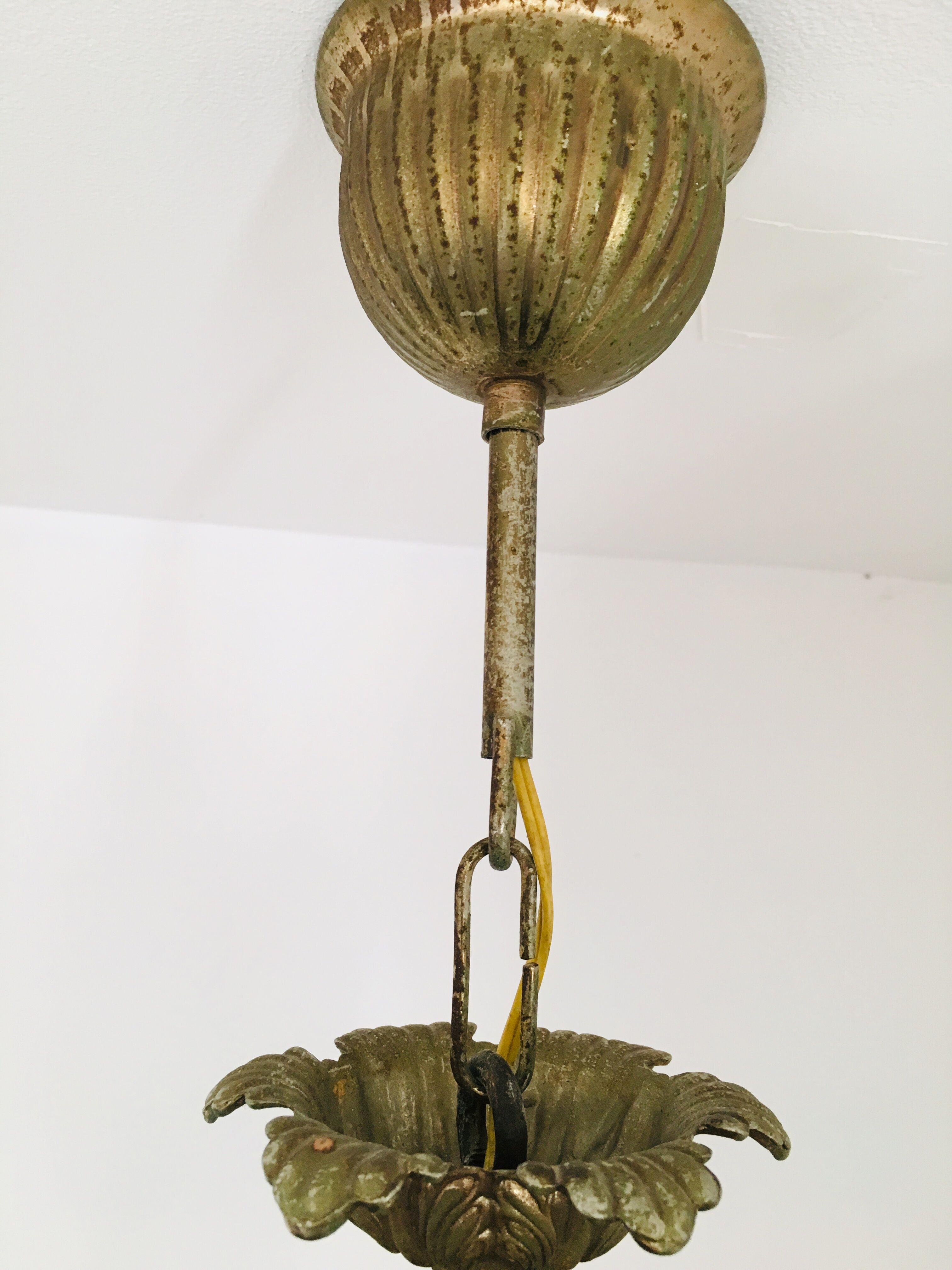 Brass globe suspension