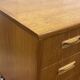 Commode 3 tiroirs GPlan en teck des années 1970 avec pieds compas