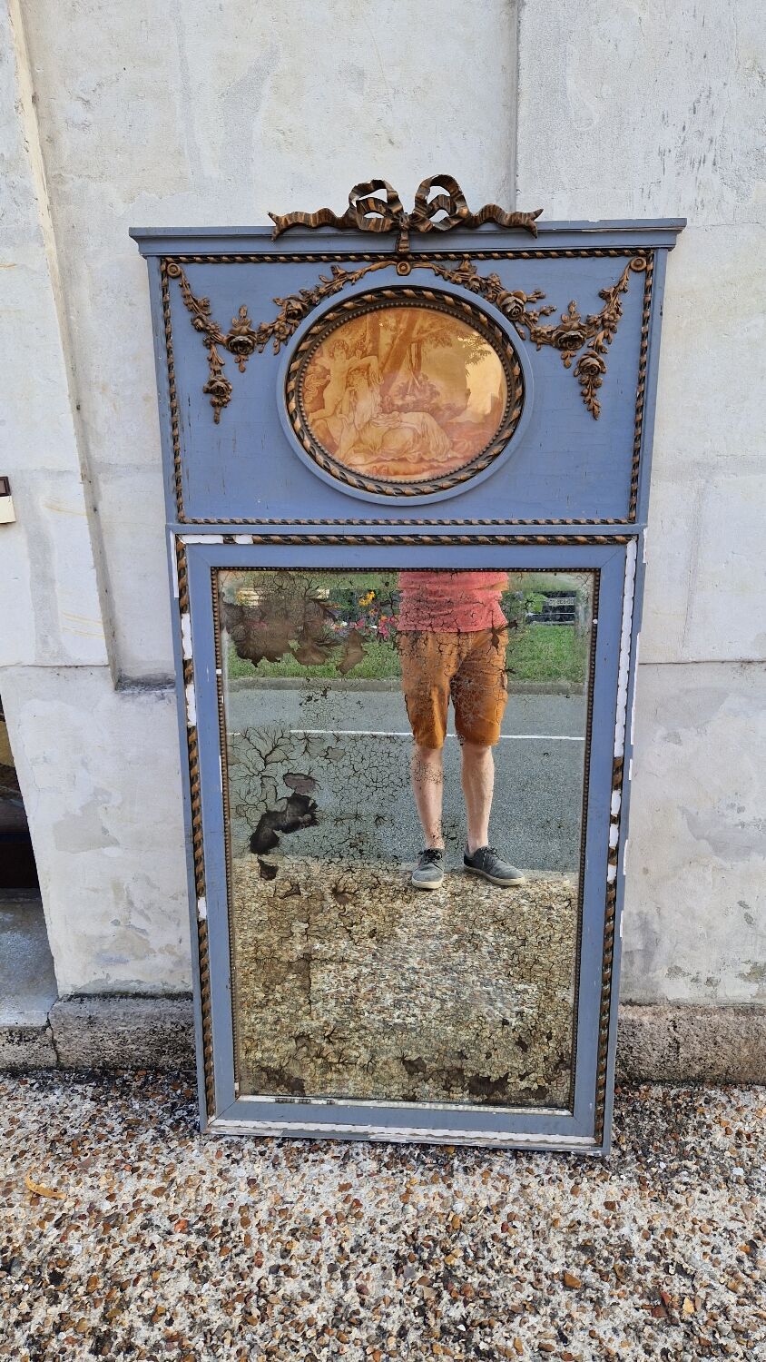Miroir trumeau dans son jus