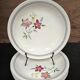 Lot de 6 assiettes demi creuses anciennes Salin France "Martine"