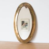 Brass mirror 35 x 19 cm