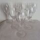 Lot of 6 water crystal of Arques glasses