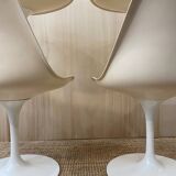 Série de 4 chaises tulip KNOLL vintage