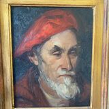 Portrait of an old man signed