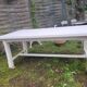 White farm table