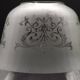 Set of 4 Victorian Style Bell-Shaped Glass Replacement Shades Frilled Edge