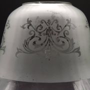 Set of 4 Victorian Style Bell-Shaped Glass Replacement Shades Frilled Edge