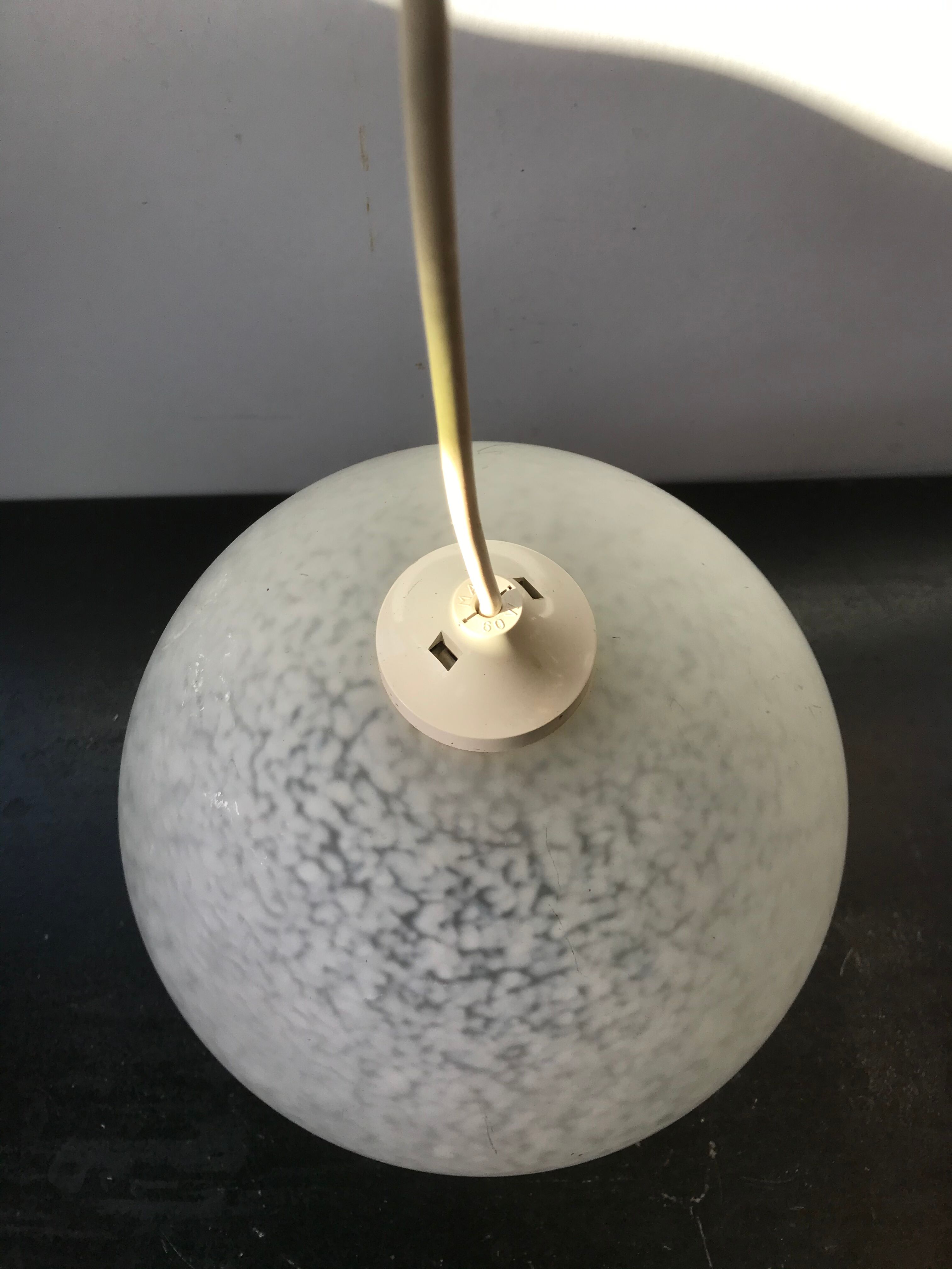 Hanging old vintage multilayer glass ball