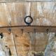 Ancien porte manteau mural palonnier attelage cheval bois + patères métal