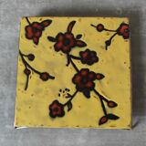 Dessous de plat émaillé fleurs