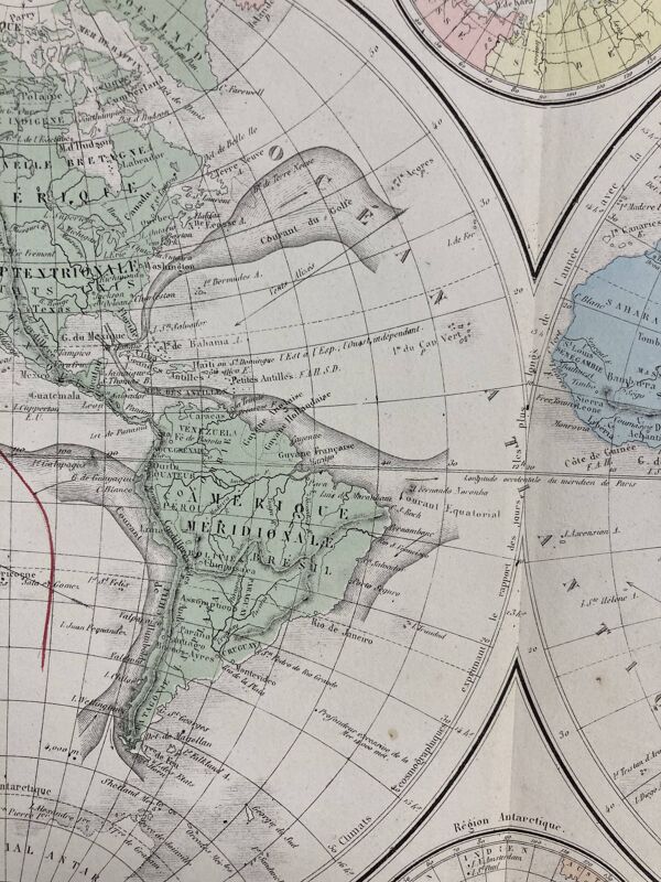 Mappe monde ancienne