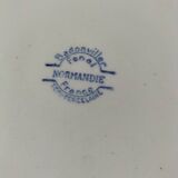 Large antique platter Badonviller Fénal Normandy pattern