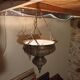 Chandelier / sanctuary lamp / church pendant light / copper and bronze censer