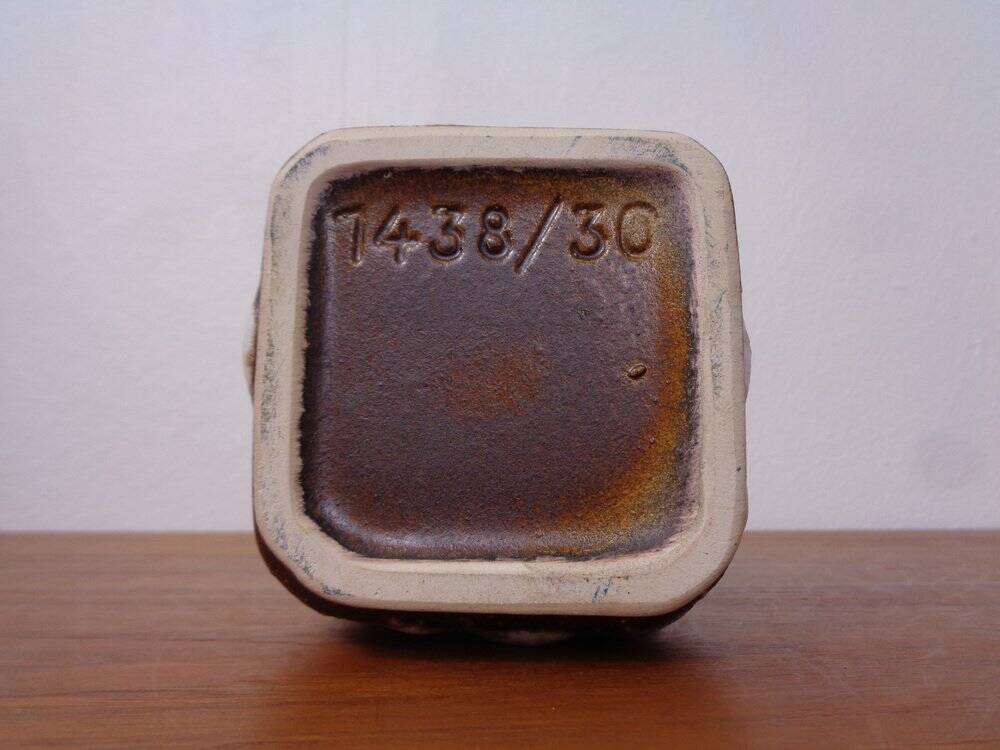 Model 1438-30 Lava Ceramic Vase from Übelacker Keramik, Germany, 1970s