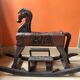 Antique carved wooden rocking horse