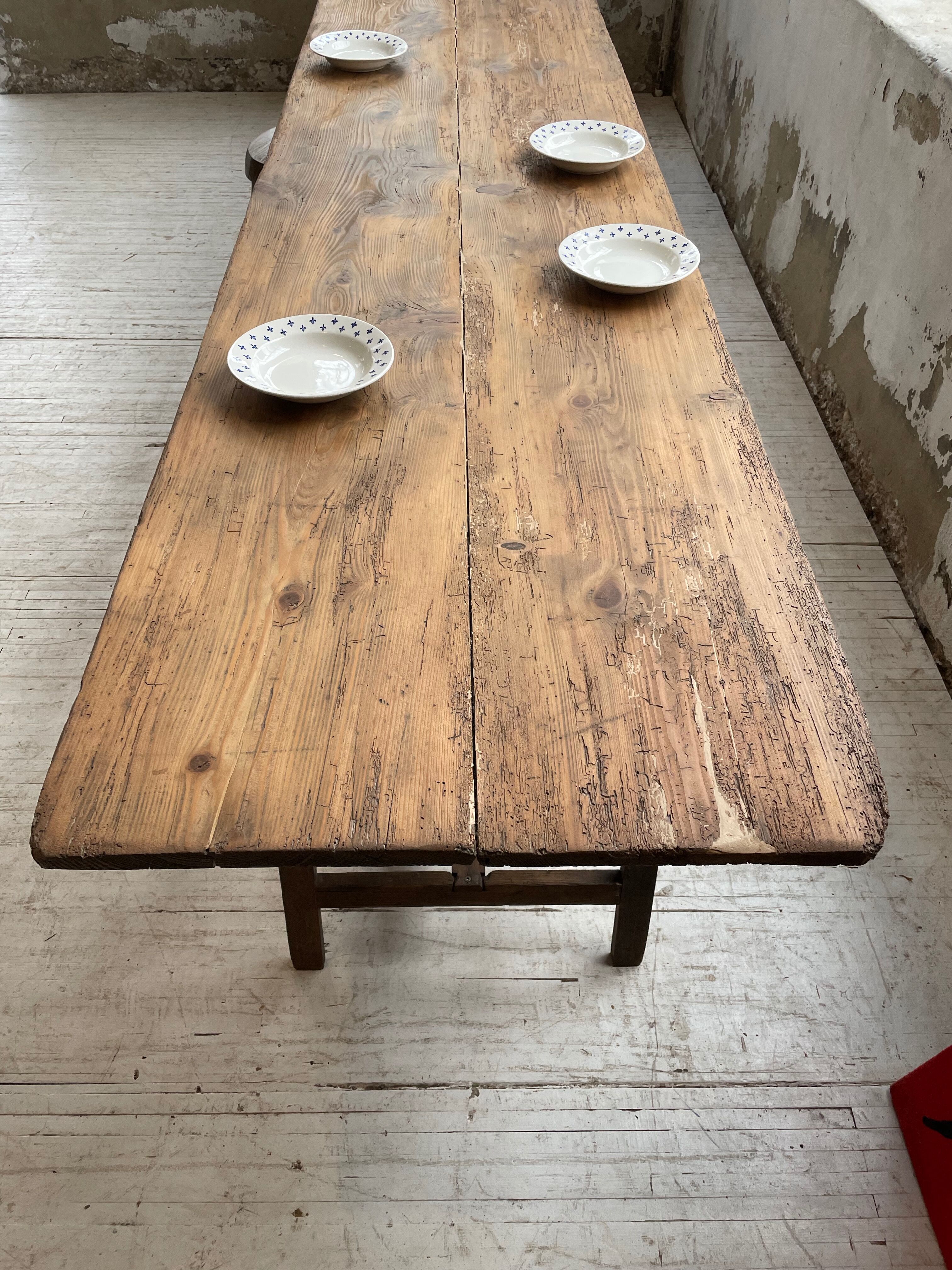 Guinguette table XXL 4m trestles