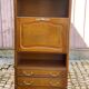 Secrétaire art nouveau Louis XV bois massif chêne moyen satin