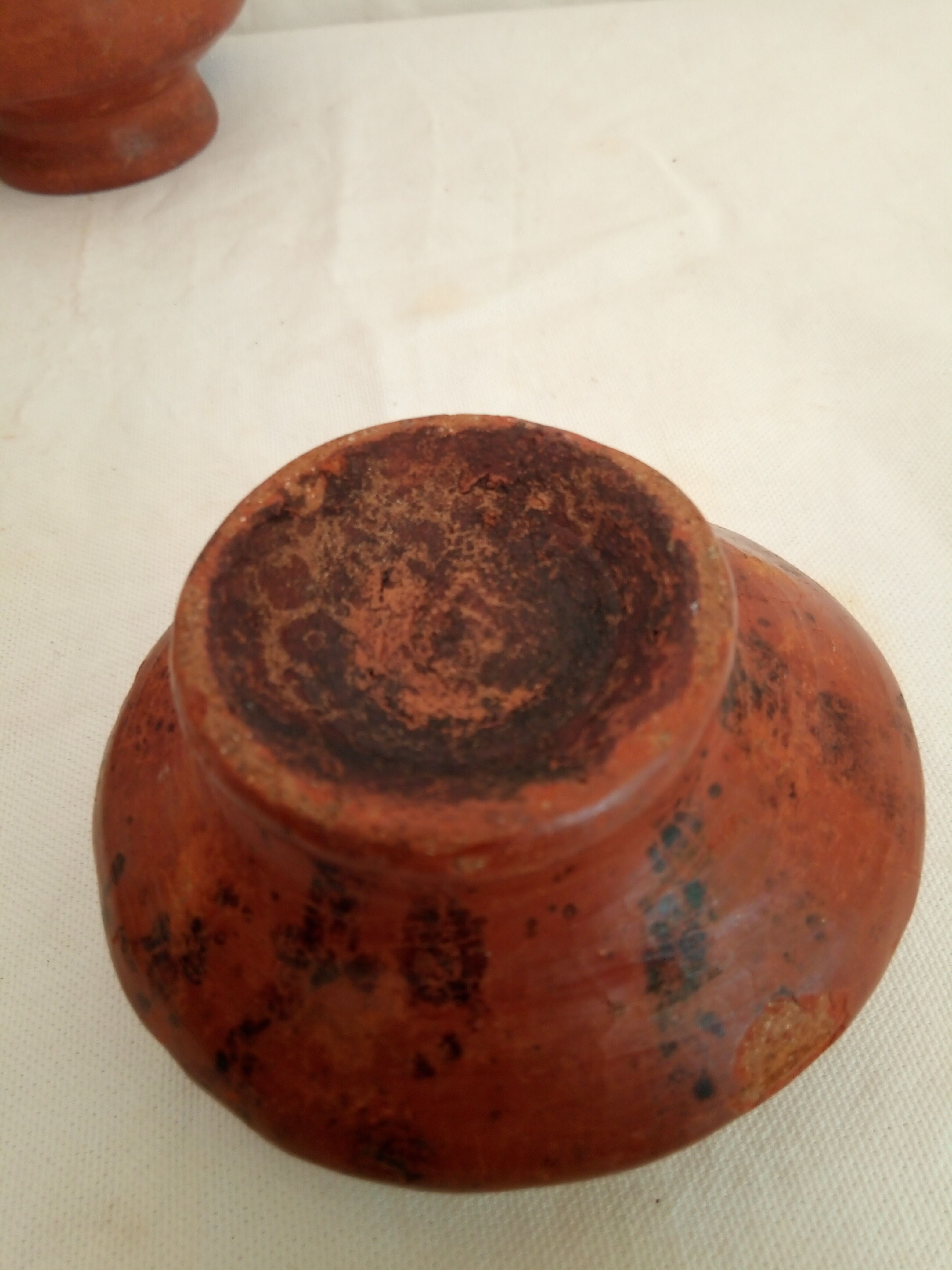 Lot of 5 terracotta ramekins from the 70s from the Maghreb