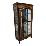 Louis XV style Bresse walnut display case