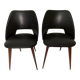 Pair of tonneau chairs