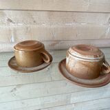 Set of 2 stoneware cups