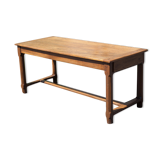 Wood farmhouse table, antique wood table, dining table, table with drawer, kitchen, countryside