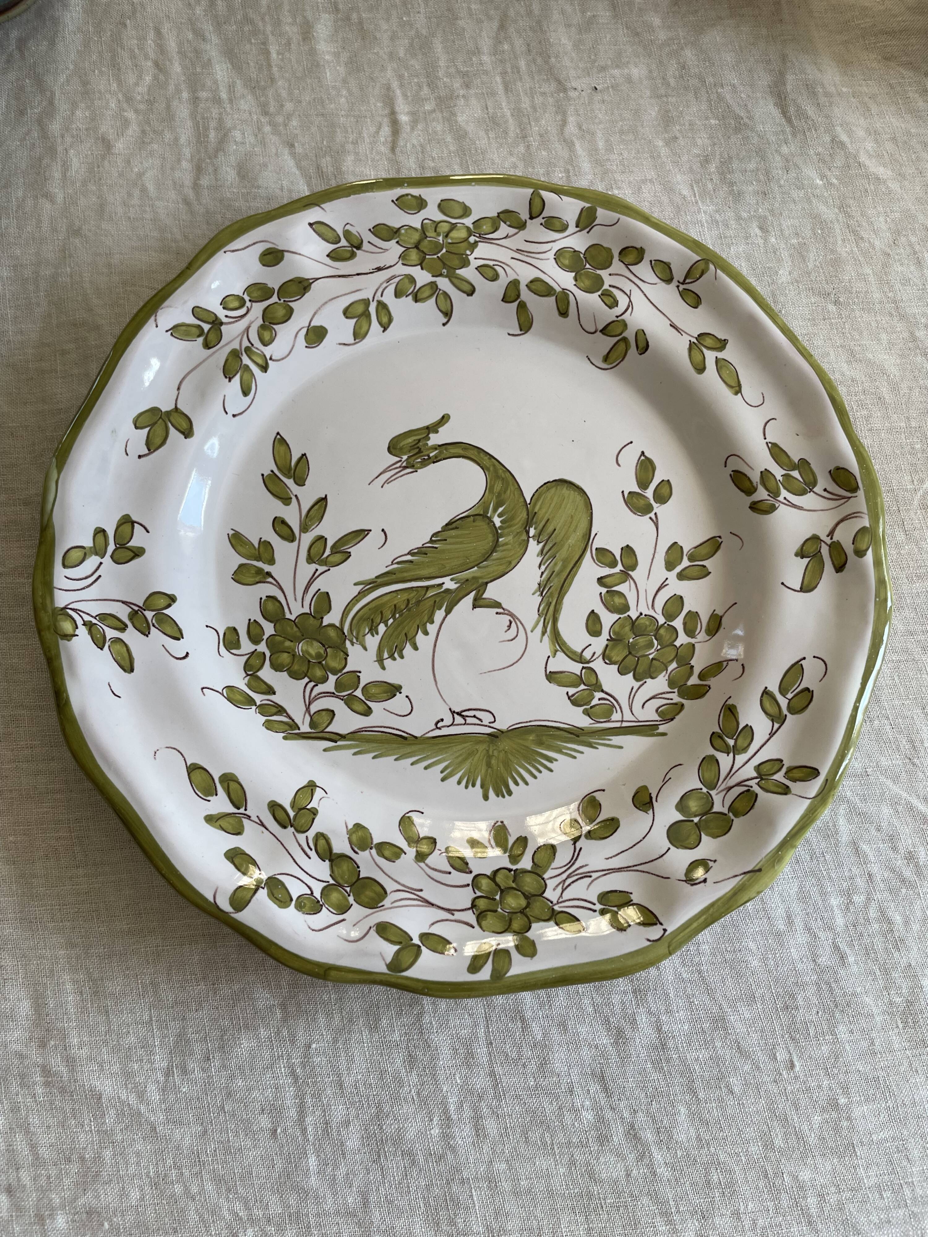 Moustier style plate