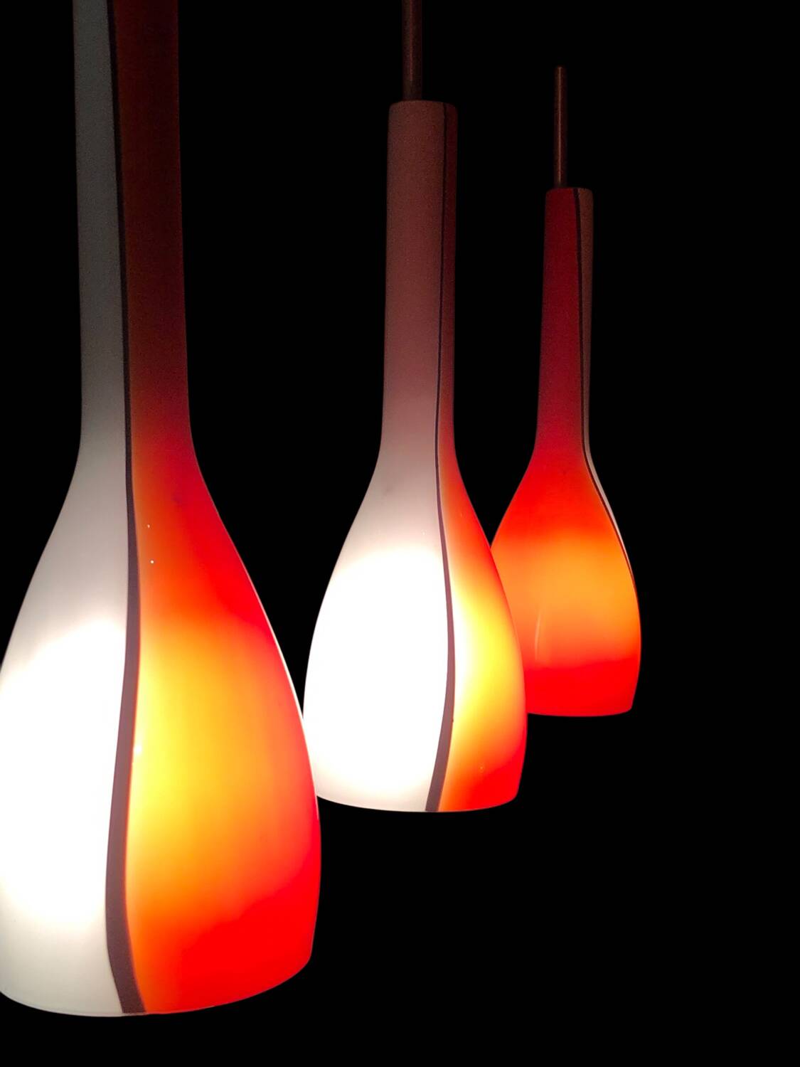 Luciano Vistosi Murano glass wall suspension from the 1980s.