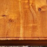Table or desk with 1 caramel patina drawer