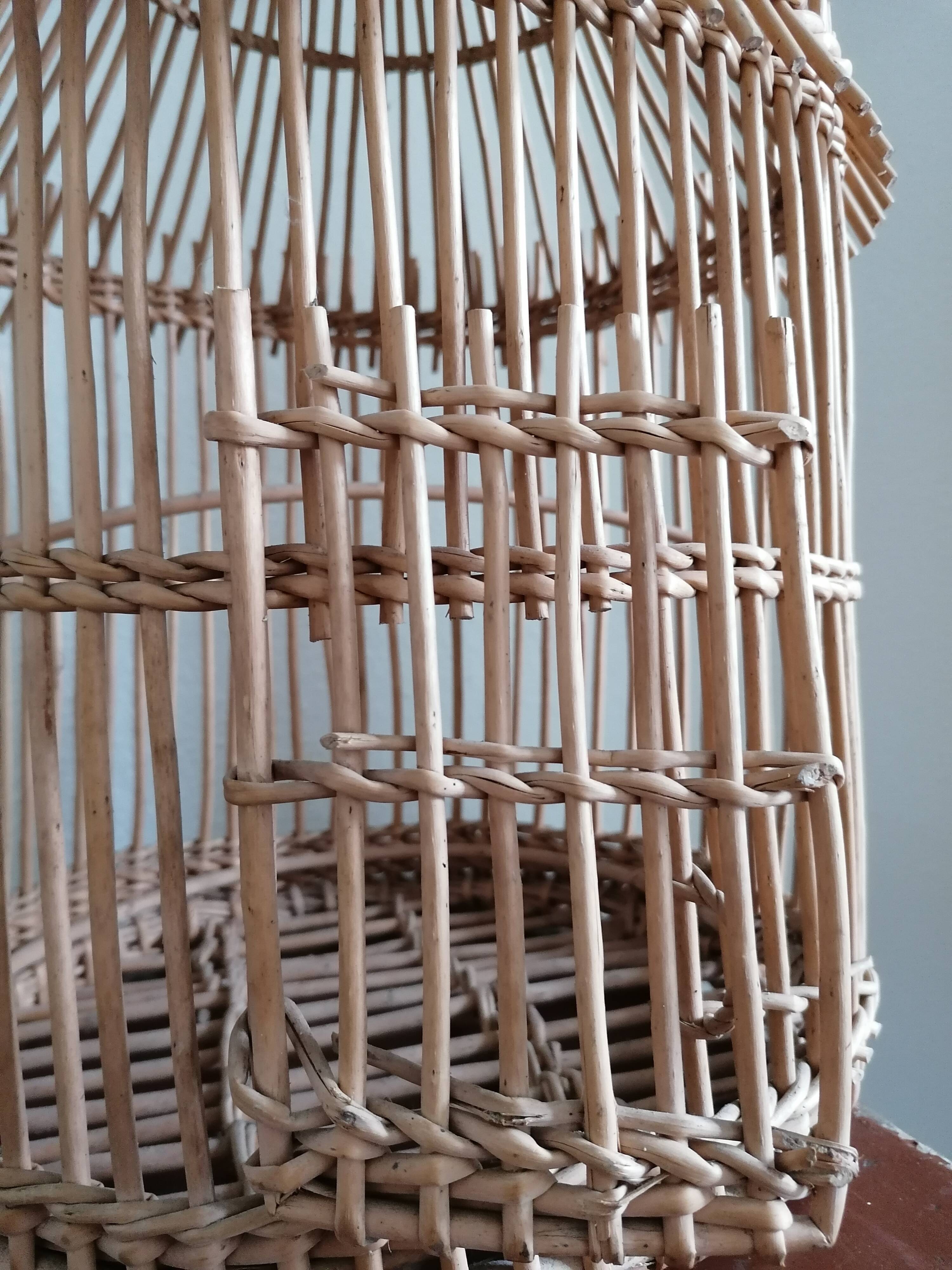 Rattan cage