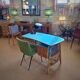 Vintage rattan desk