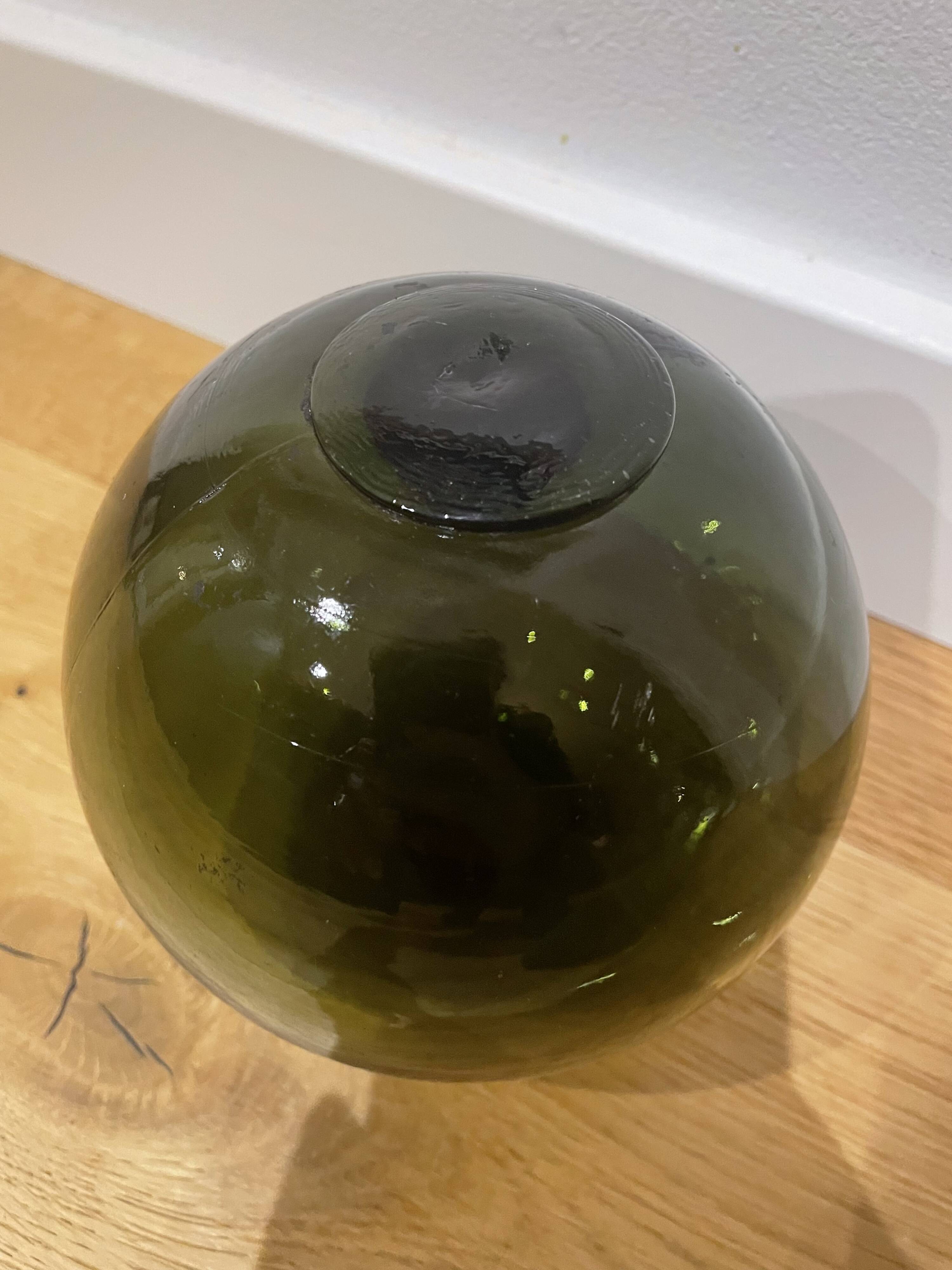 Boule flottante pêcheur en verre