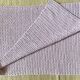 Couverture crochet lilas 192x66