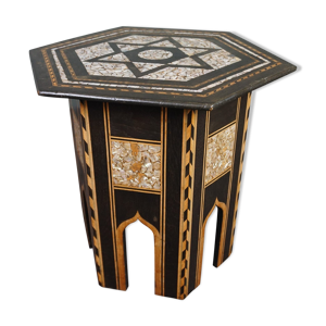 table d'appoint en mosaïque