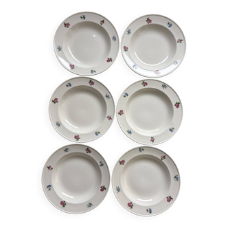 6 assiettes creuses